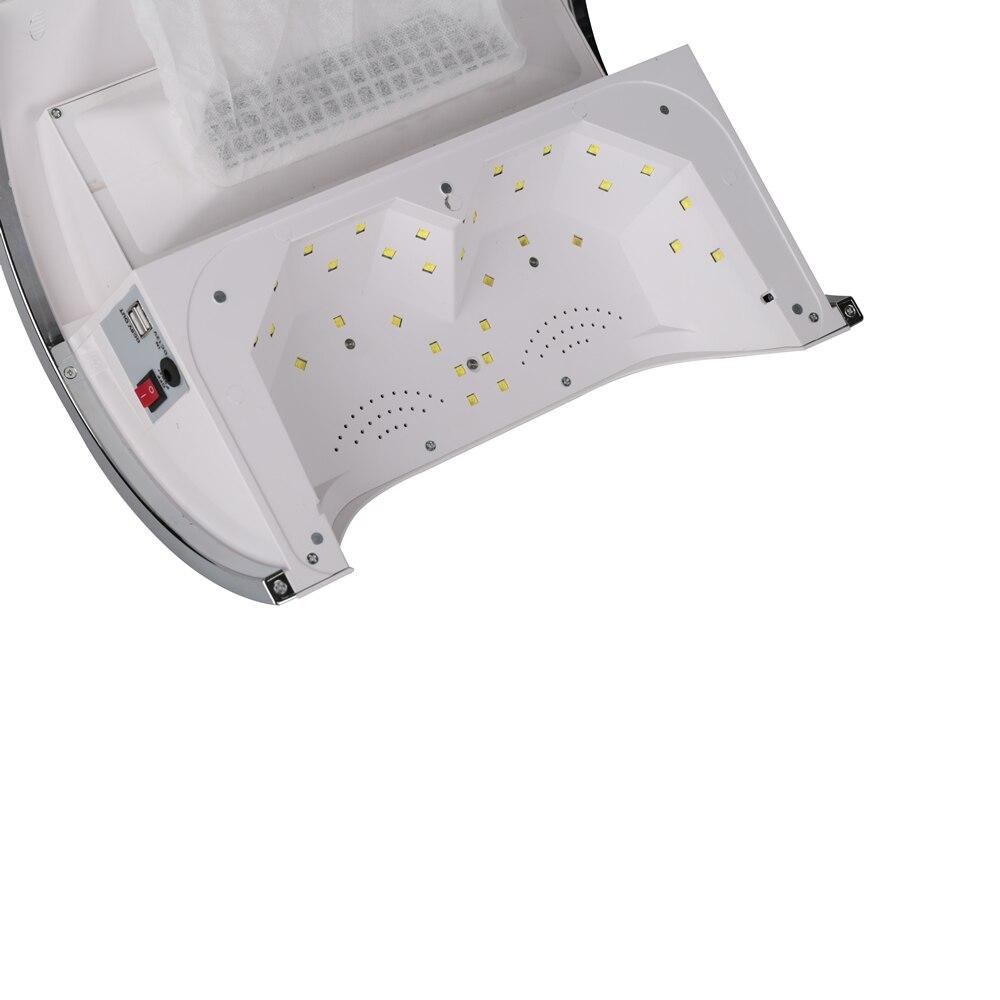 4in1 Salon Expert Nail Machine Workbench 72W 36LEDs Nail Lamp 20000rpm Nail Drill with 2W LED Desk Lamp Dust Collector Cleaner