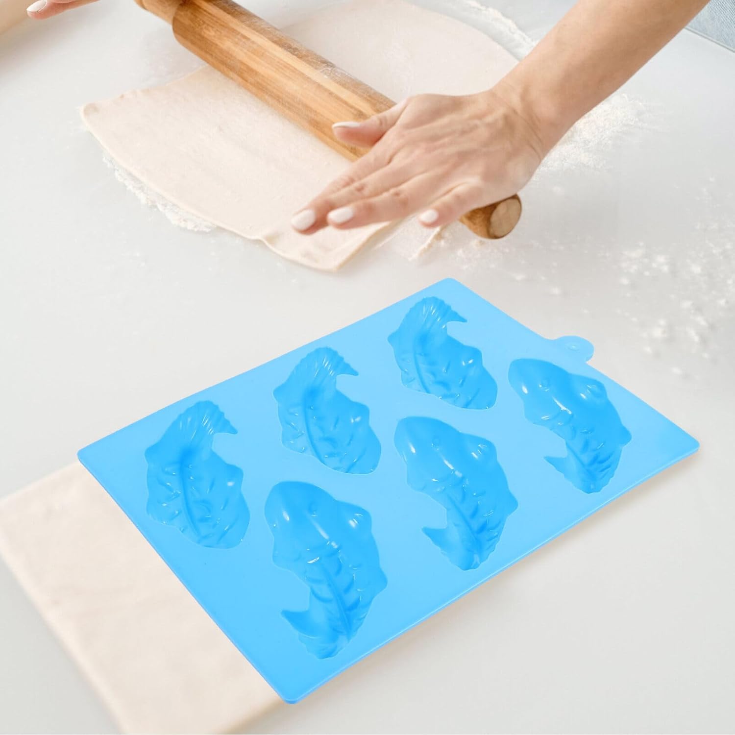 

Kichvoe 2 шт. Силиконовые формы для рыбок кои, формы для карпа для шоколада, конфет, помадки, желе, мыла, кубиков льда, кексов, печенья, для самостоятельной выпечки, для вечеринок