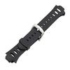 Replacement Watch Strap for SUUNTO Observer SR X6HRM, Black/Silver Buckle, Includes Tool