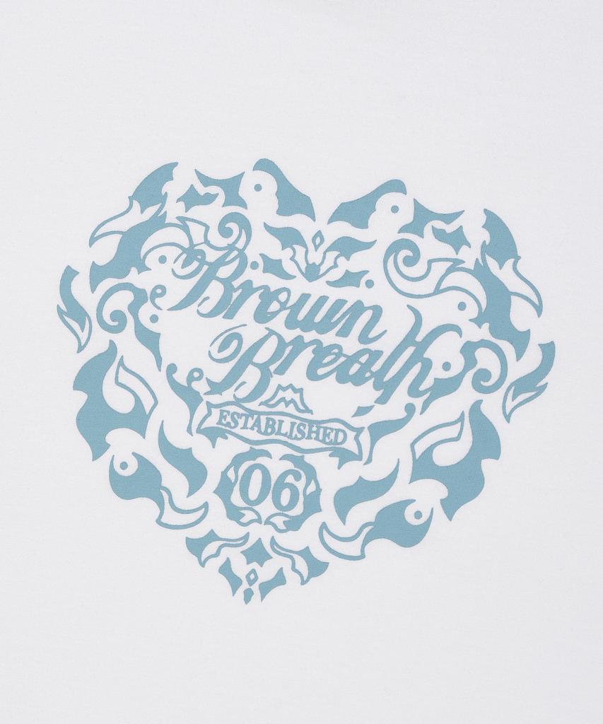 BROWNBREATH W Bb Emblem Tee - White