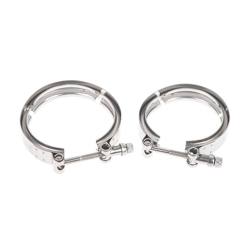 304 Stainless Steel 2-4 Inch Quick Release V Band Clamp Turbo Exhaust Pipe V-Band Clamp V Clamp Clip