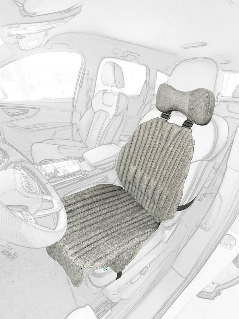 Ekkoseat seat covers, buckwheat husk filling, summer/winter