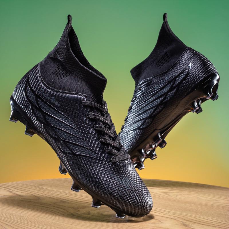 Men's Soccer Shoes Outdoor Long Spikes Sports Football Boots Large Size Youth Sports Kids Football BootsMens Football Shoes