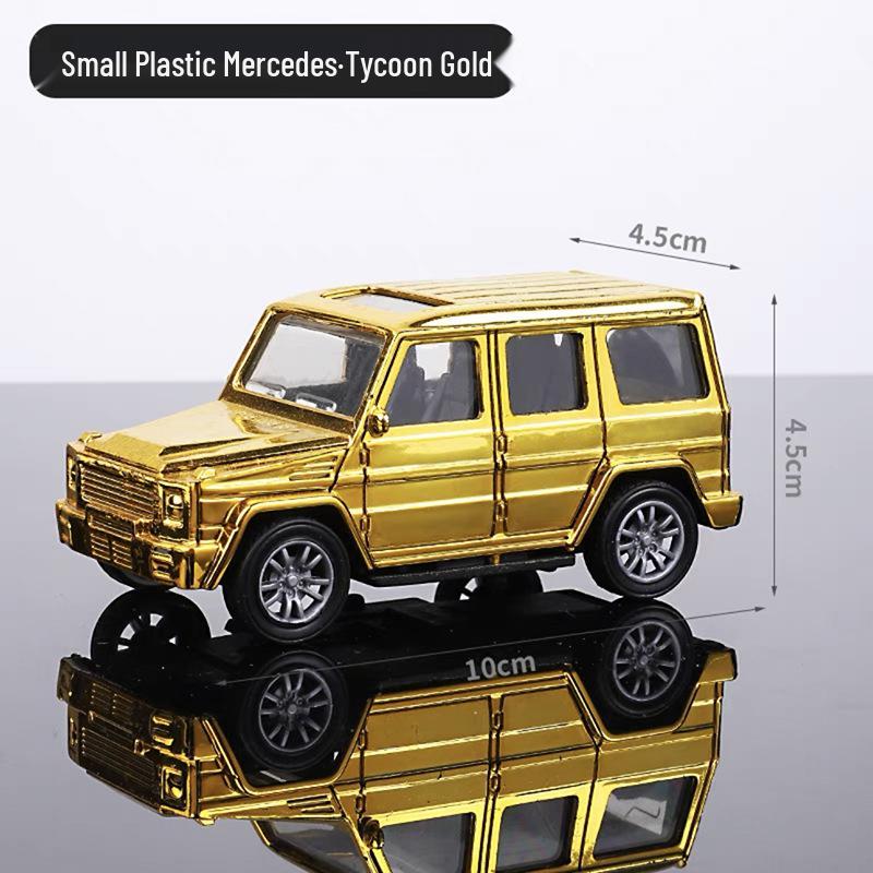 Mercedes Black Alloy Sports Car Off-Road Cake Topper for Birthdays