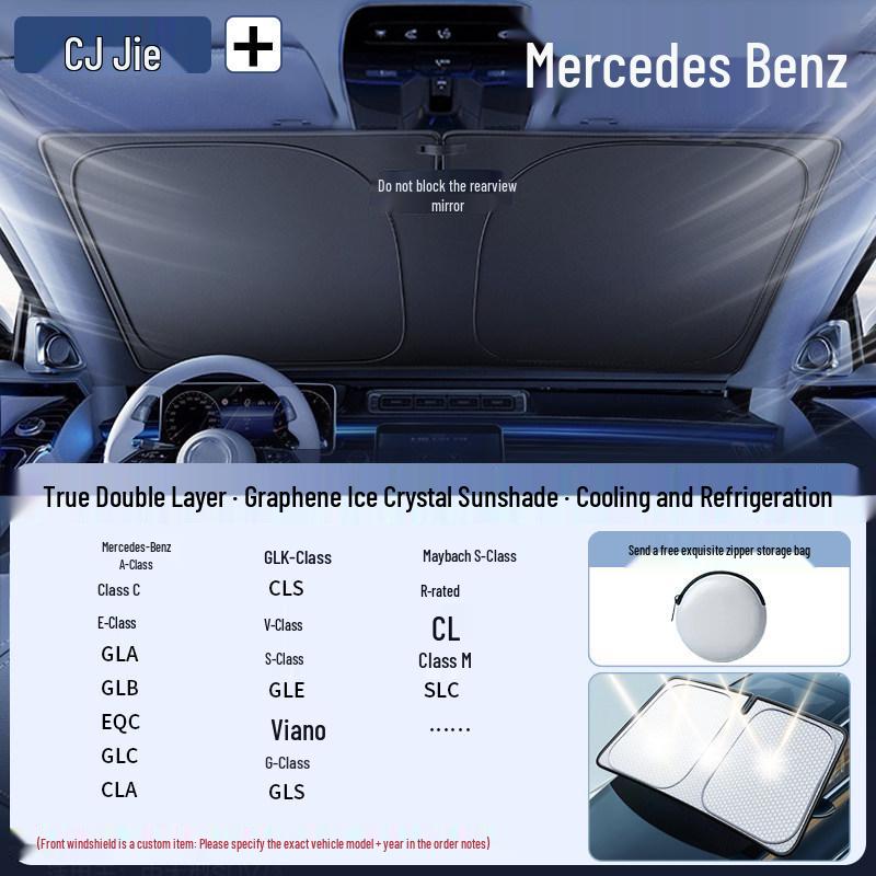 Car Windshield Sunshade Umbrella - Heat and Sun Blocker Visor Cover