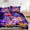 3pcs Pokémon Adventure Quilt Cover Set - Soft and Cozy Bedroom, Guest Room and Dorm Decorative Bedding 3-Piece Set 1 Quilt Cover + 2 Pillow Shams