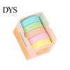 Scrapbooking Sticker 5 Rolls/Set Tape Stylish Bright-colored Washi Exquisite Wide Application for Handicraft Lightweight