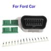 OBD Plug + Terminal + Insert OBD OBD2 Female Connector J1962f Plug OBD 2 16 PIN with Terminal Suitable for Most Car