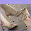 Summer High Heel Sandals With Rhinestone For Elegant Women