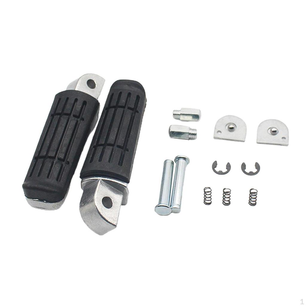 1 Paar Motorcycle Front Rear Foot Pegs Footrest Pedal Fits for YZF1000 R1 FZ6R FZ6 FJR1300