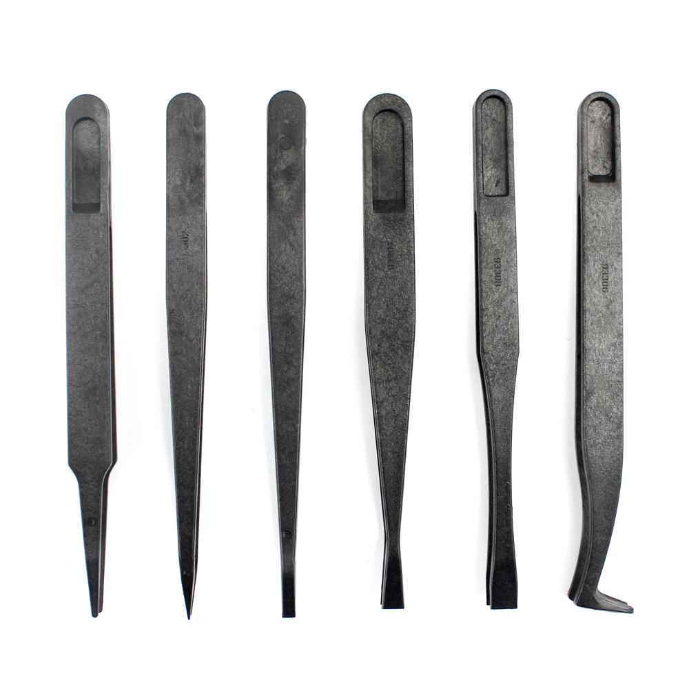 JF-S6 Professional 6-in-1 Anti-static Tweezers Set Repair Tools