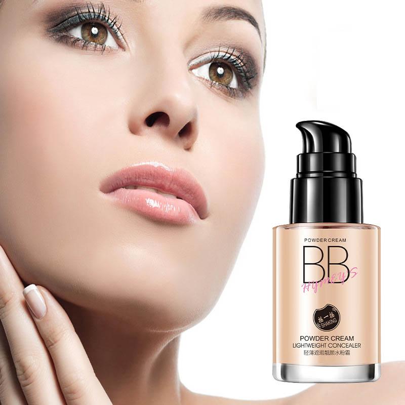 Crema base traslucida con sensazione d'acqua Illumina il tono della pelle Trucco nudo naturale Crema senza trucco Correttore idratante Crema Bb