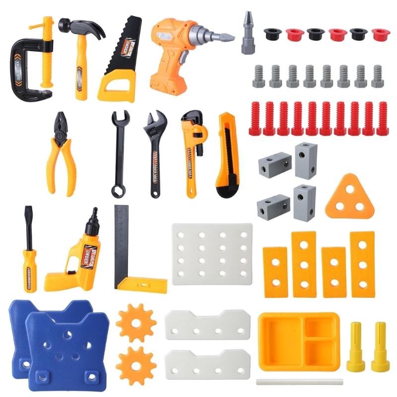 

Combination Disassembly Toolbox Educational Boys Toy Easy to Manipulate Nut and Bolts Fine Motor Skills Toddler Toy 1