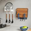 Plastic Suction Cup Chopping Board Holder No Drill Cutting Board Shelf  for Home