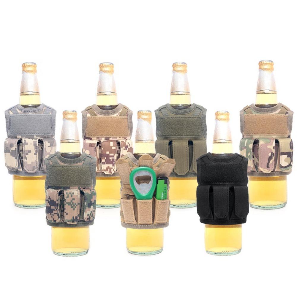 

Adjustable Straps Beer Bottle Vest Military Tactical Beer Bottle Vest Drink Bottle Cover Doll Pet