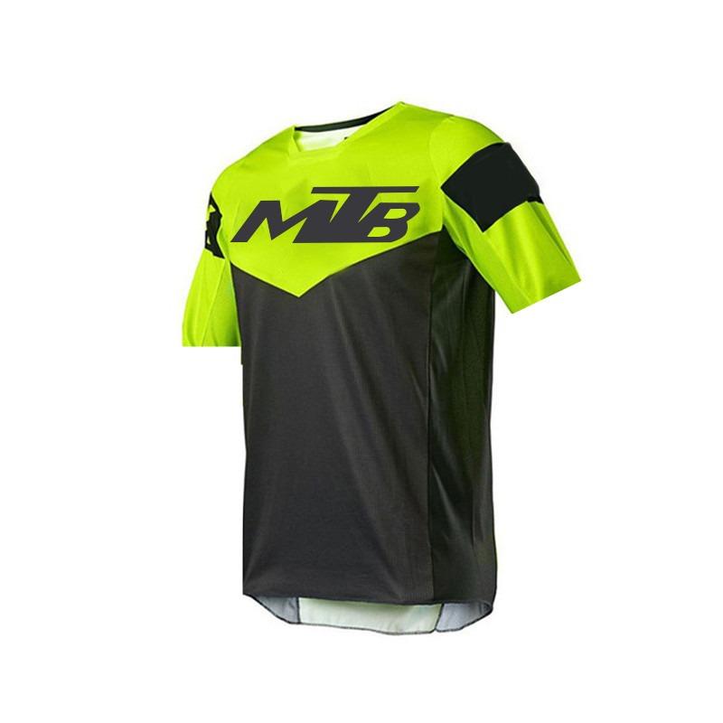 Maglie Downhill per Mountain Bike Magliette da Bici MTB Abbigliamento Sportivo Offroad DH Maglia da Moto Motocross Abbigliamento Sportivo Manica Corta Ciclismo