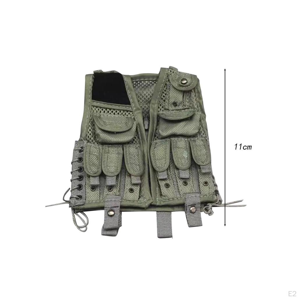 1/6 Soldier Jungle Vest, Outdoor Action Figures Accessory, Traning Protective for 12inch