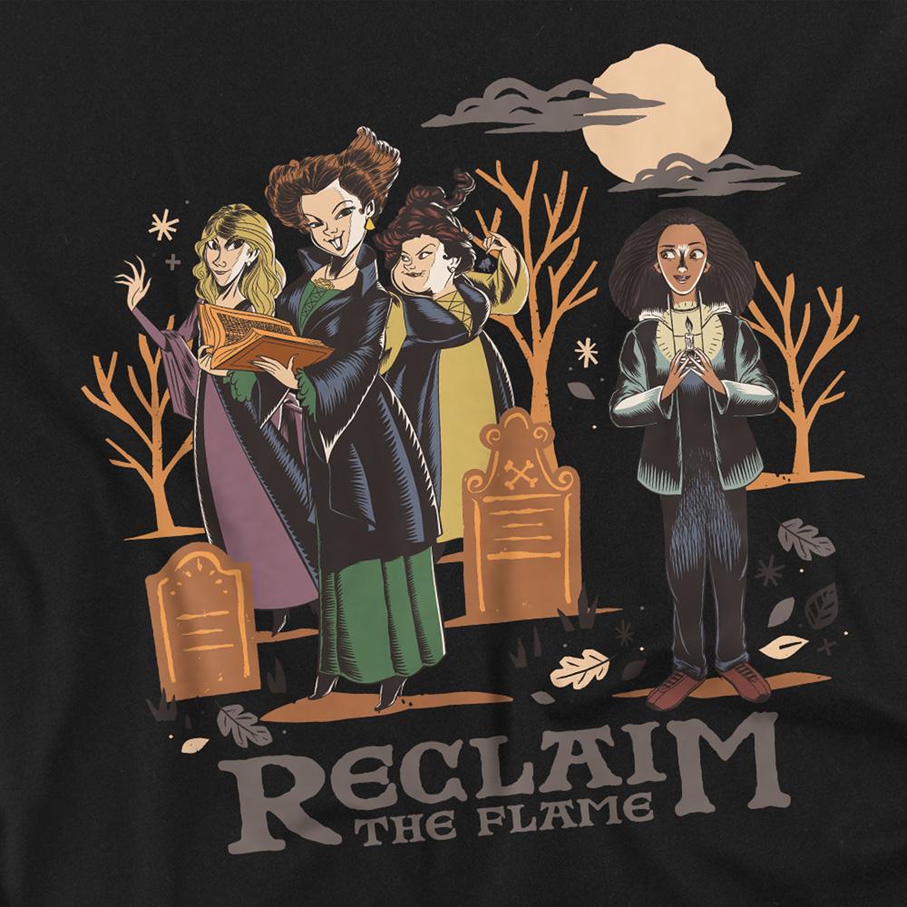 Hocus Pocus 2 Unisex Adult Reclaim The Flame Sanderson Sisters T-Shirt