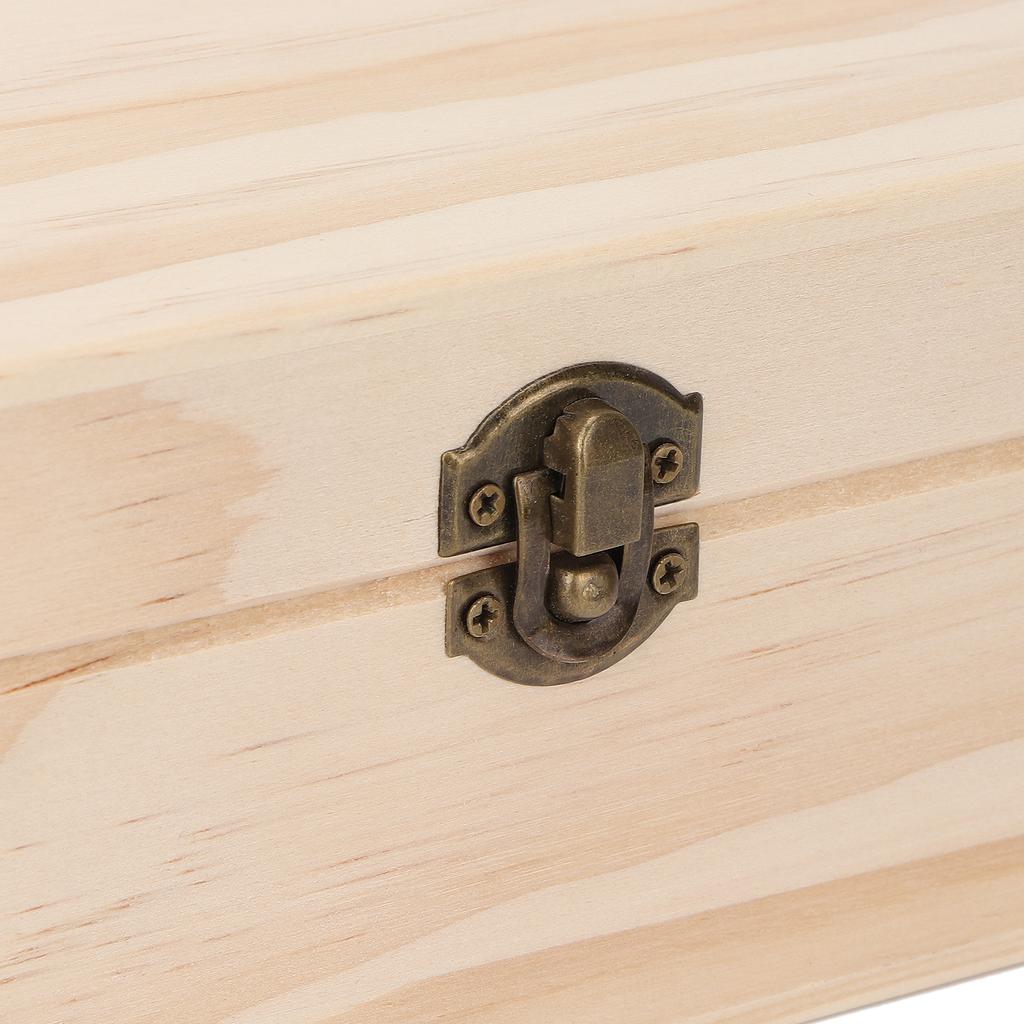 Essential Oil Storage Natural Pine Safe Durable Detachable Portable Essential Oil Case for Home Travel