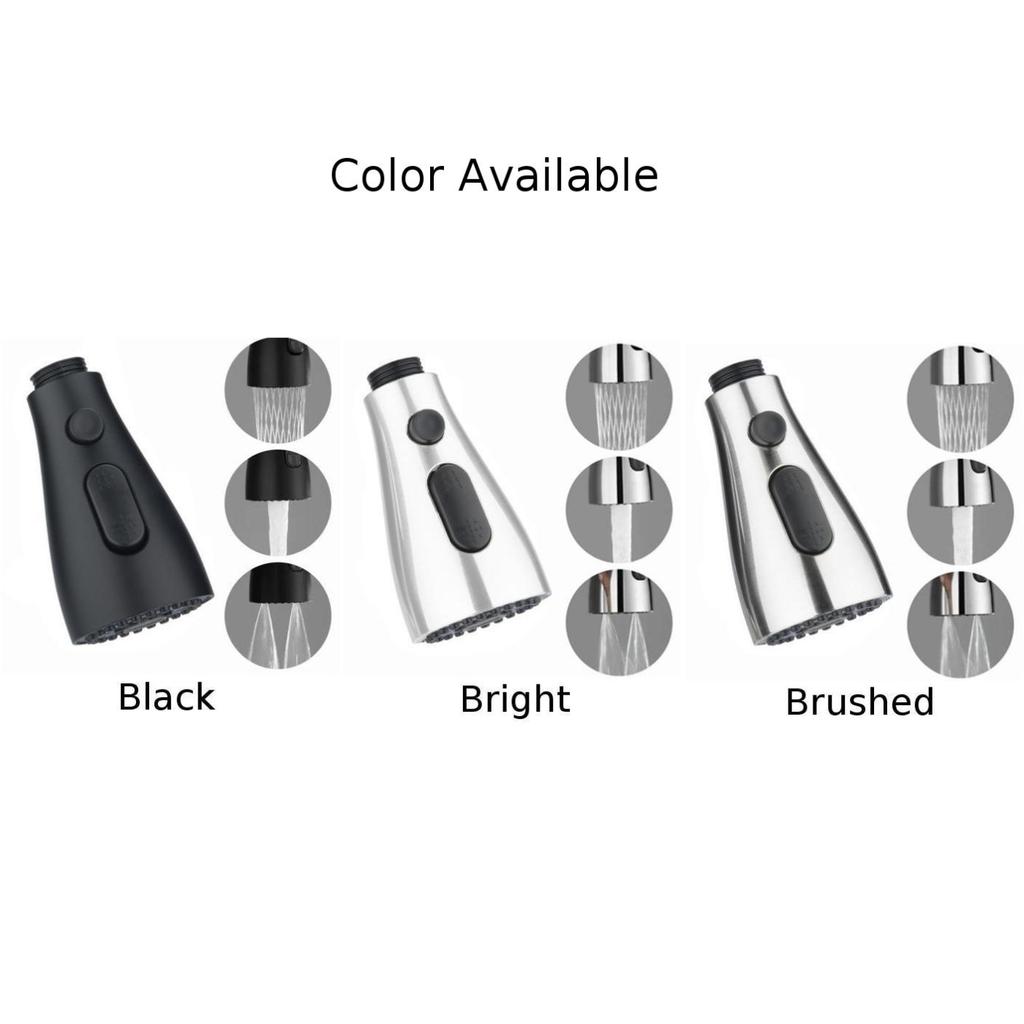 3 Functions Spray Head 360 °Swivel Faucet Spayer Head G1/2 Water-saving Sink Aerator For Kitchen Faucet Replacement Spray Head