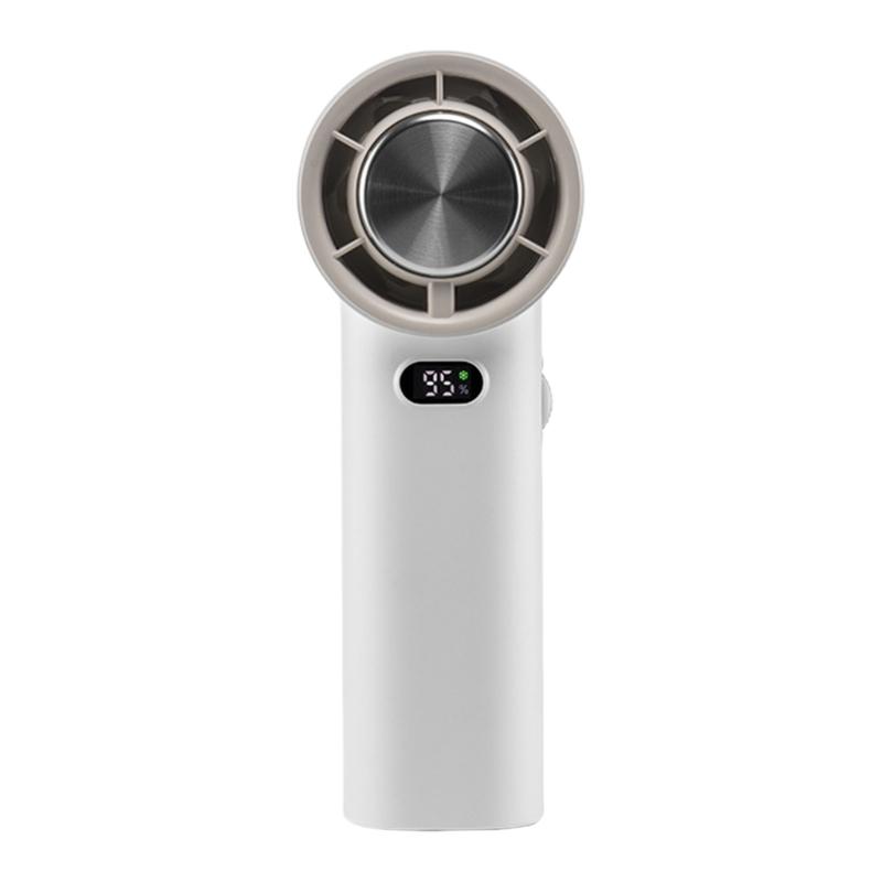 

USB Rechargeable Portable Fan Quiet Handheld Mini Fan 100 Speed Setting Cooling Fan for Travel Office Home Birthday Gift 1 белый