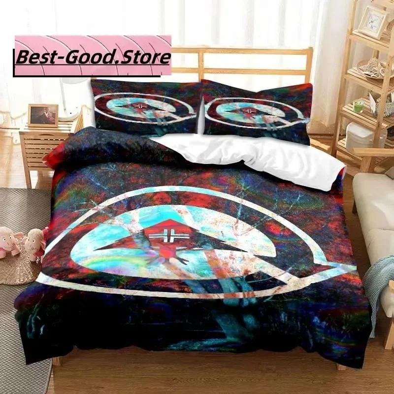 3D Clothing Brand LRG Logo Bedding Set Printed Bed Set With Pillowcase Bed Duvet Cover Soft Single Double Queen Super King Size