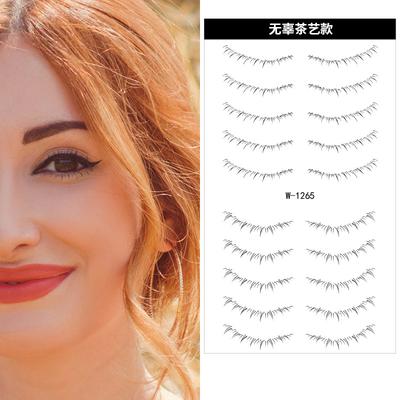 2025 Eyelash Tattoo Sticker Lower Eye Sticker 3D Simulation Waterproof Tattoo Sticker Customization