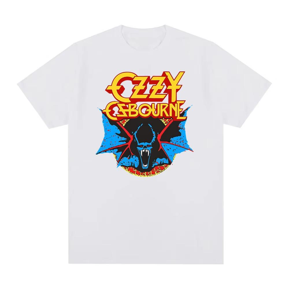 Ozzy Osbourne T Shirt Graphic Printing Hip Hop CottonTee-shirt Short Sleeve GothicTshirt Unisex High Quality Men Women Tops