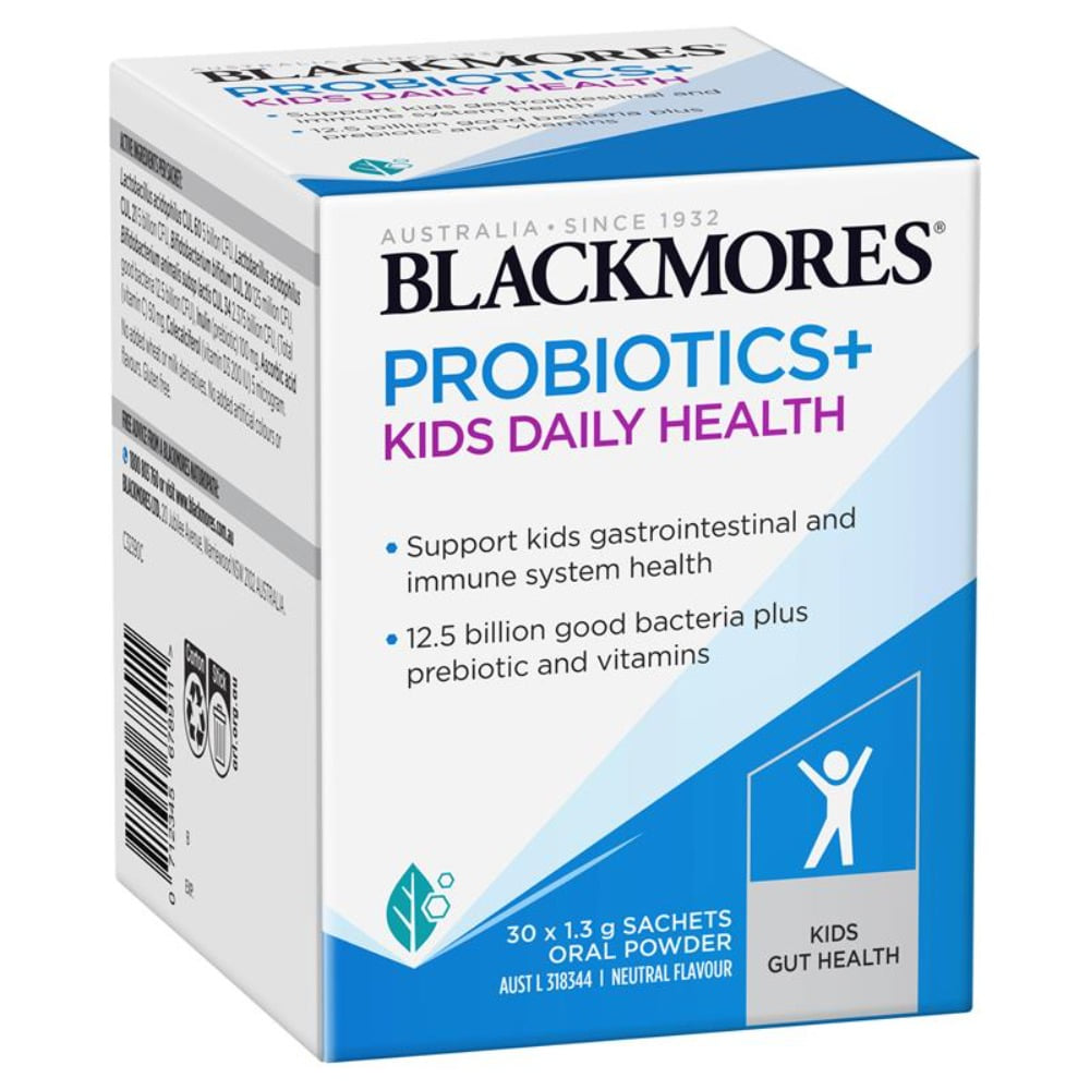 Blackmores Probiotics+ Kids Daily 30 x 1.3g Oral Powder Sachets