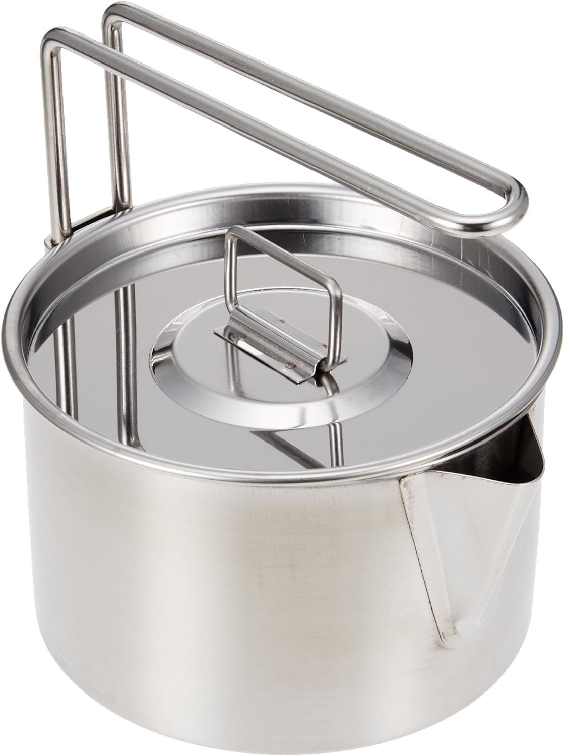 

Captain Stag Camping Kettle Pot Camping Kettle Cooker 900mlM-7726
