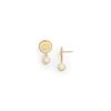 Lauren Ralph Lauren Goudkleurig Logo Parel Hangende Oorbel Walrfsjck120163710