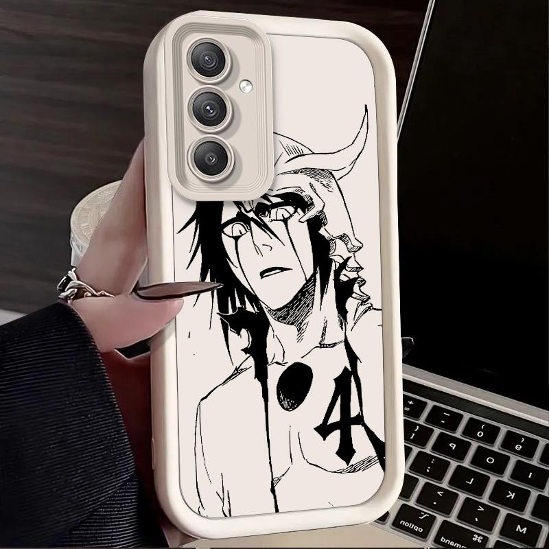 Anime Bleach Case for Samsung Galaxy S24 S23 S22 S21 Ultra Plus S20 FE A55 A54 A53 A52 A52S A51 A50 A50S A35 A34 Silicone Cover