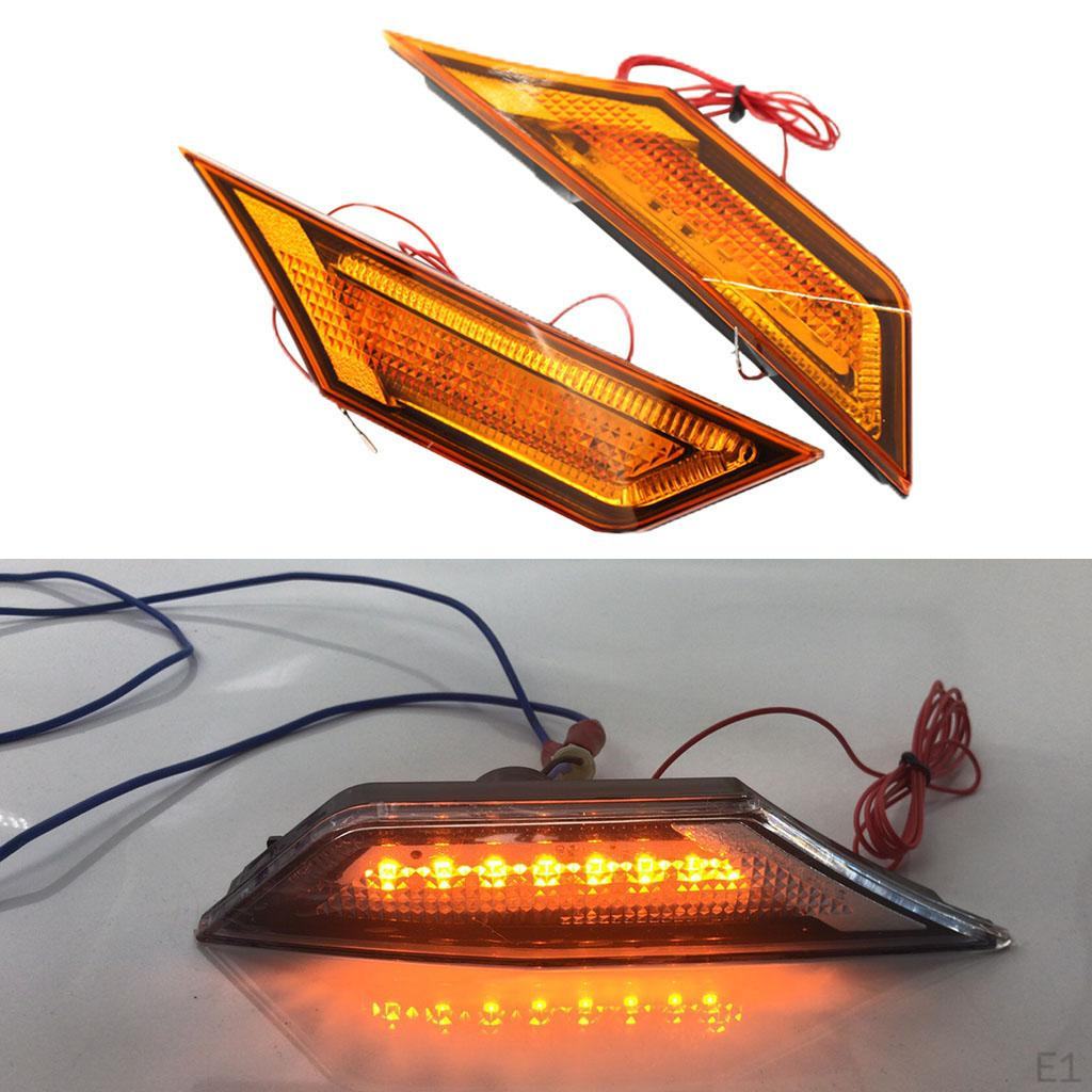 LED Lamp Sequential Lamps Indicator Side Marker Lights for 16-18, Easy To Install