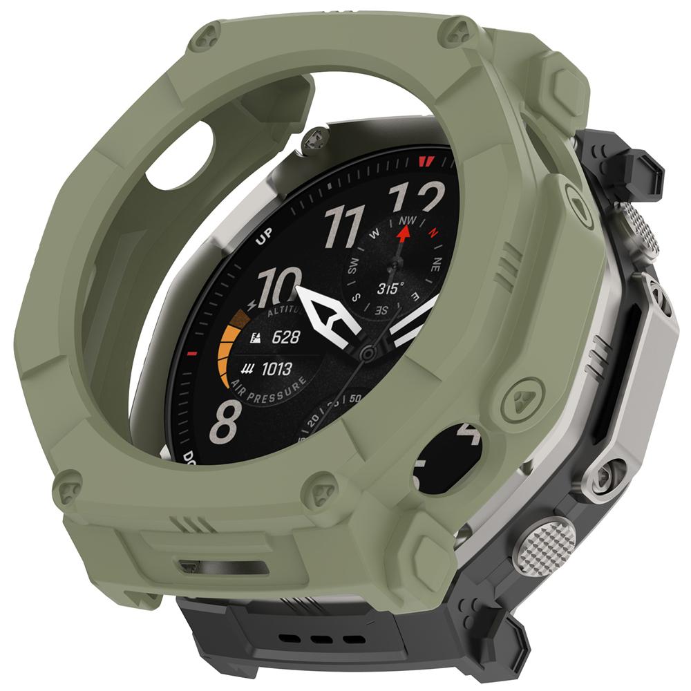 Silicone Protective Cover for Amazfit T-Rex Ultra 2 Soft Silicone Case for Amazfit T-Rex Ultra2 Watch Accessories зелёный