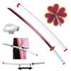 Anime Katana 104cm/41in Tanjiro Zenitsu Kyoujurou Samurai Swords Original Texture Anime Katana Cosplay Bamboo Wooden Toy Sword