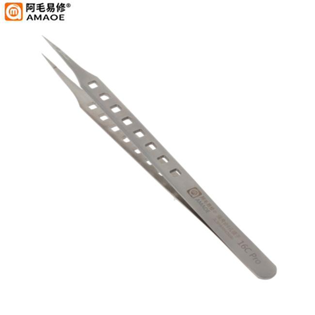 Pinsett for telefonreparasjon Amaoe 16C Pro 160 mm (Rett)