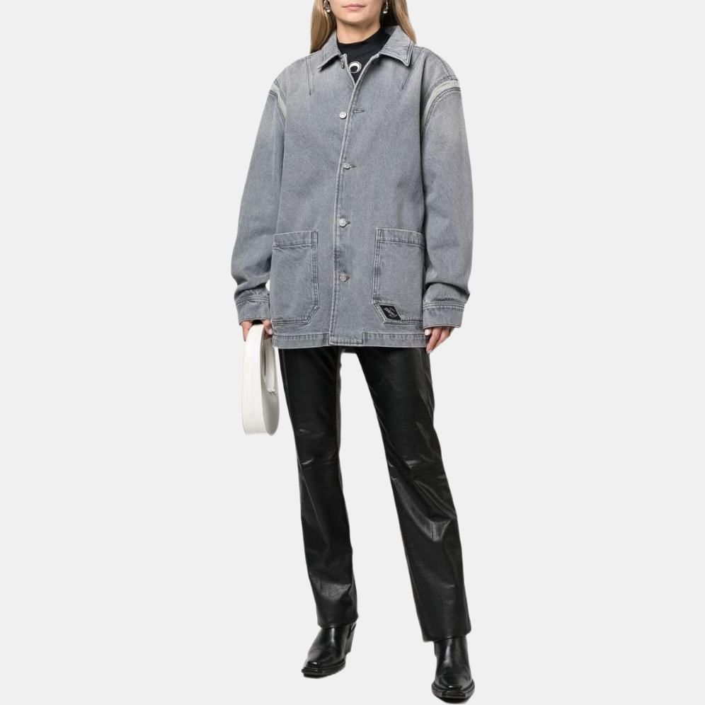 Diesel FW22 Denim Jacket Unisex Gray A06580007G2