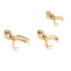20pcs Stainless Steel Pinch Clip Bail Hooks Connectors Pendant Necklace Charm Beads Jewelry Findings DIY Making Supplies