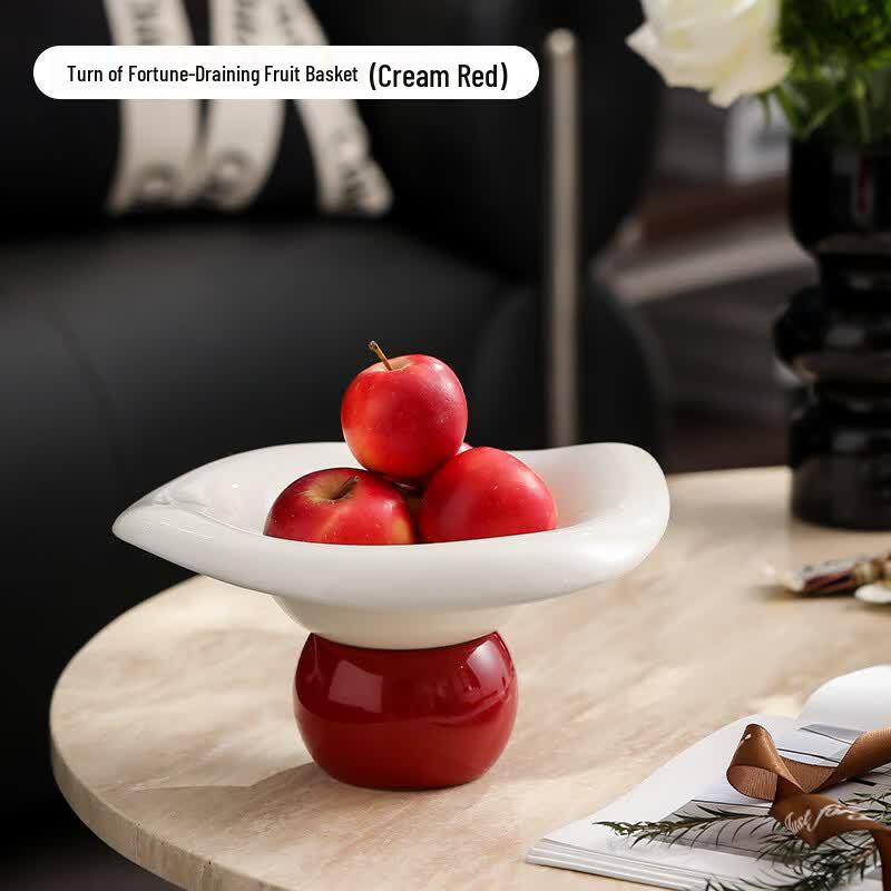Yiyayun Ceramic Draining Fruit & Snack Plate