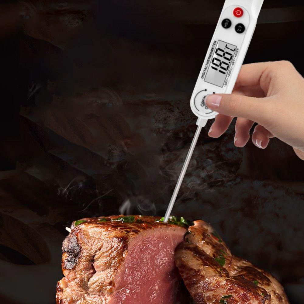 Switchable Units Probe Food Thermometer Instant Read Food Temperaure Sensor  Liquid