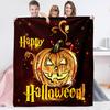 Happy Halloween Flannel Blanket For Kids Boys Girls Adult Gifts Picnic Travel Bed Sofa Chair Applicable All Season Throw Blanket