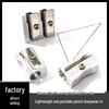 Beveled Aluminum Alloy Pencil Sharpener for Business Gifts
