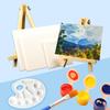 Kids' DIY Acrylic Paint Set with Easel Frame