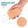 Soft Lifelike Blood Vessel Practice Kit Beige Black Silicone Injection Practice Pad  Education