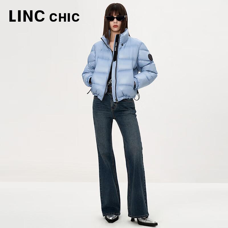 Jinyujie 2024 Winter Leichte Stehkragen Pufferjacke