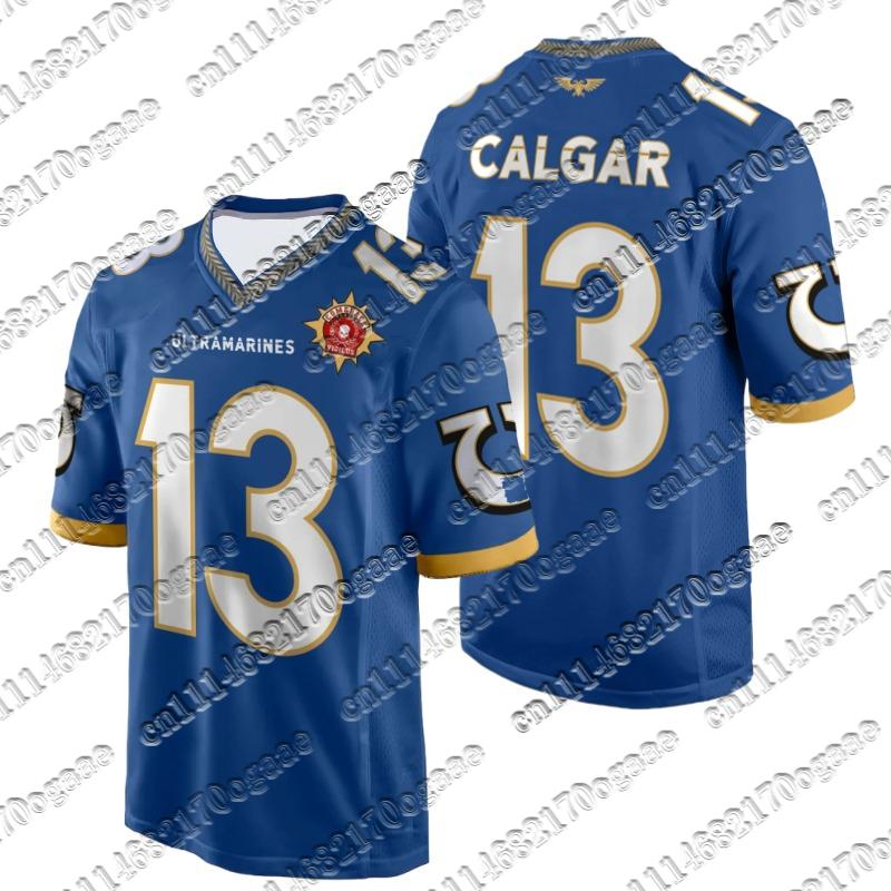Unisex Space Wolves Sports Jersey Shirt Y2K Oversized Game Fan Football Jersey No.6 Print for Daily Street Style