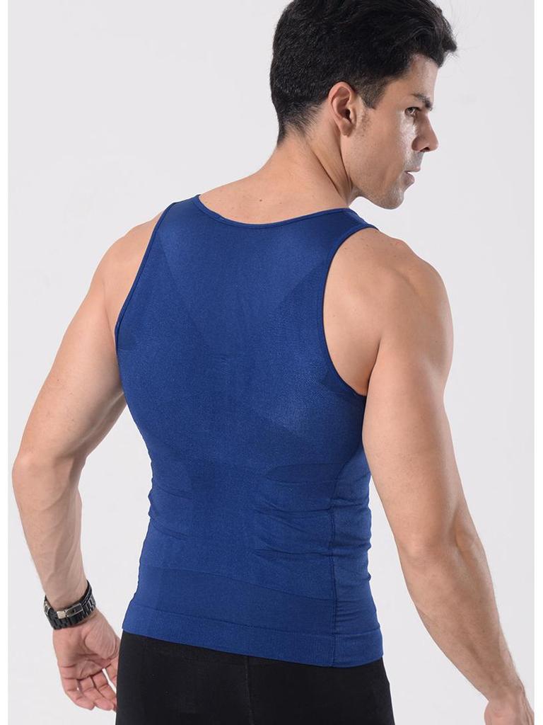 Men's Slimming Body Shaper Vest - Tummy Control & Chest Binder