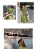 Elegant Women's 2025 French-Style Knit Dress: Summer Retro Socialite Waist-Cinching Design