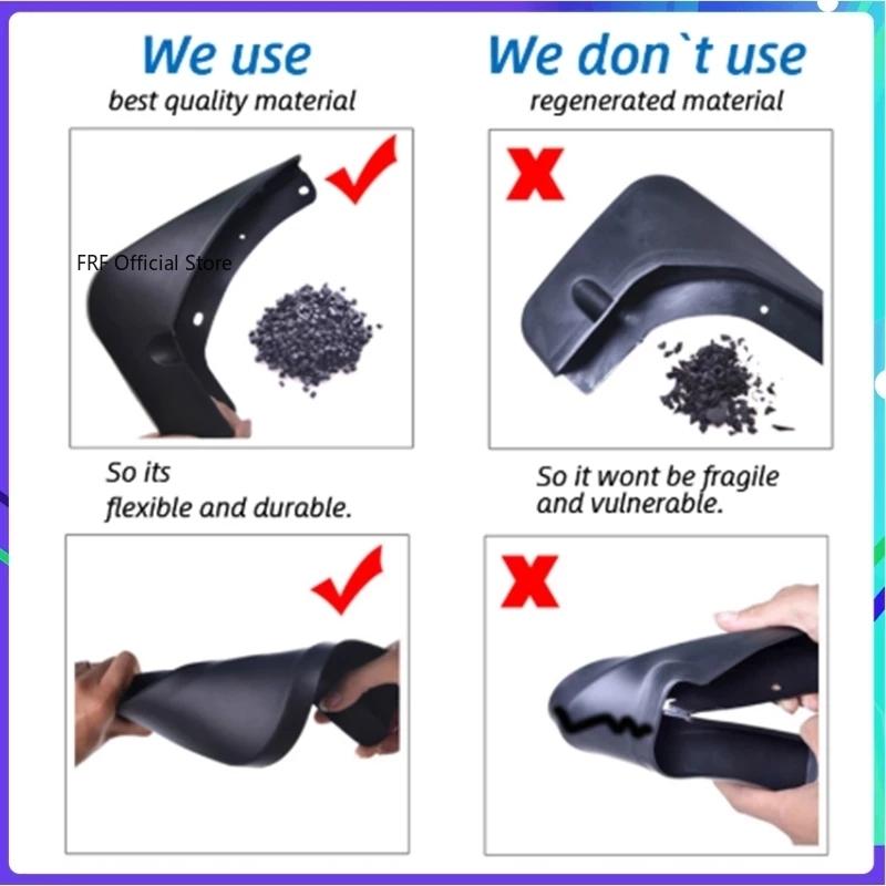 For Jeep Grand Cherokee L WL    2024 Accessories Mudguards Upgrade Mud Flaps Anti-Splash Front Wheels Fender Mudflap