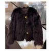 Fur Jacket Women's Short Autumn and Winter New Mao Mao Jacket Foreign Style Young Top Thin Versatile Fashion Women's Clothing